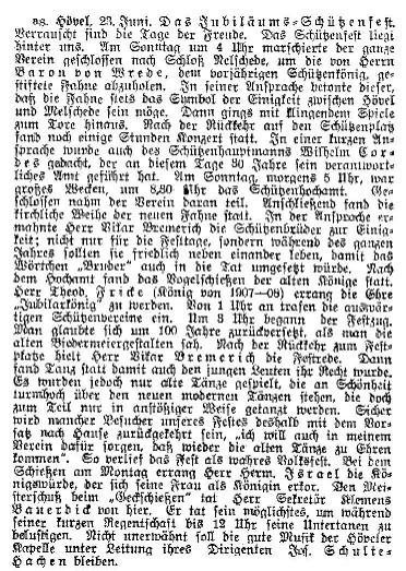 1926 Jubelschützenfest